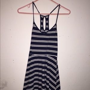 SO brand, JcPenny Navy and White Stripe Dress